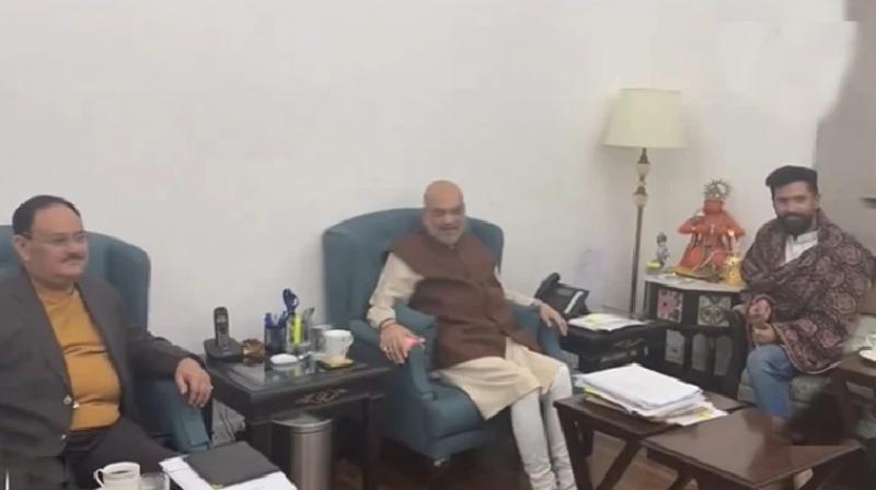 Chirag Paswan met Amit Shah and Nadda