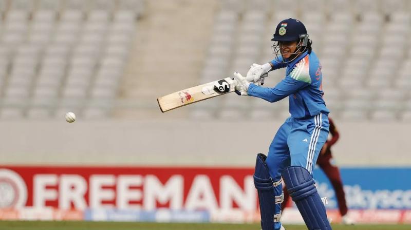 IND W vs WI W 1st ODI 2024 Smriti Mandhana misses out on hundred