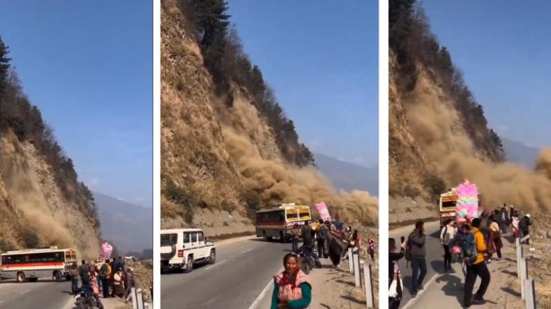 Himachal Pradesh Landslide News Manali-Chandigarh highway closed due to landslide in Kullu