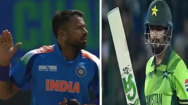 Hardik Pandya ball dismissed Babar Azam, viral video news in hindi