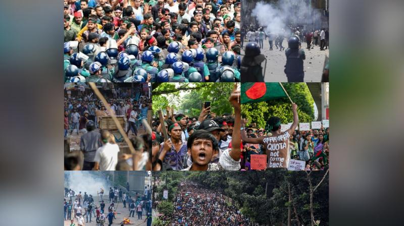 Bangladesh put under national lockdown, and deploys military amid 'anti-quota' protests News