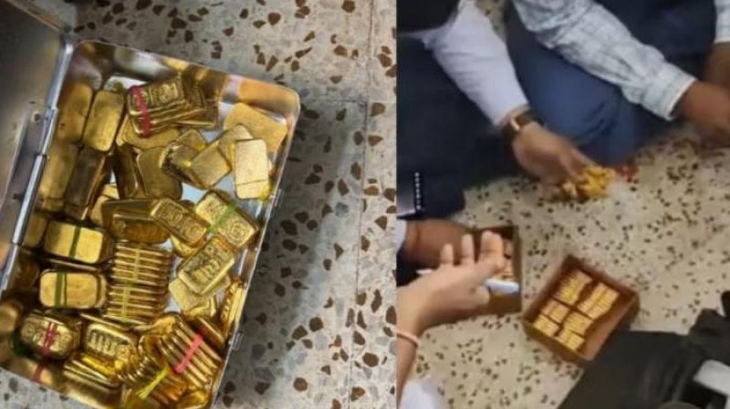 Gujarat ATS and DRI seize gold and cash Ahmedabad flat News In Hindi