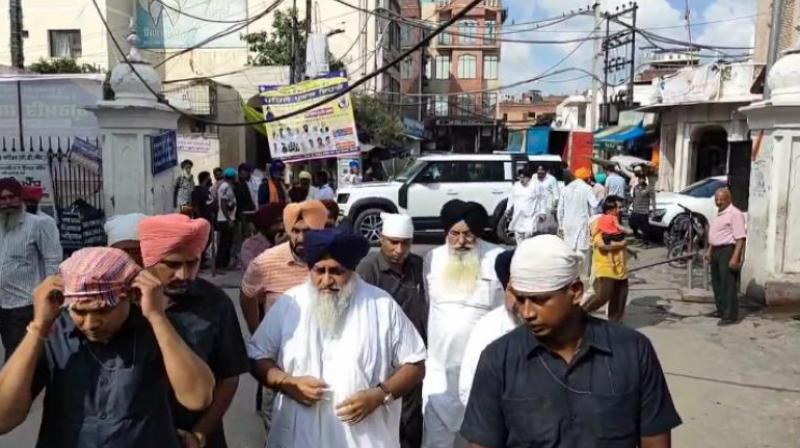 Sukhbir Badal reached Sri Akal Takht Sahib after declaration of Tankhaiya news in hindi