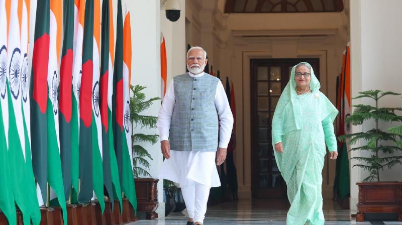 PM Modi held talks with Bangladesh Prime Minister Hasina