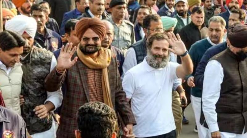 Congress's 'Bharat Jodo Yatra' resumes from Jalandhar, Musewala's father also supports Rahul Gandhi