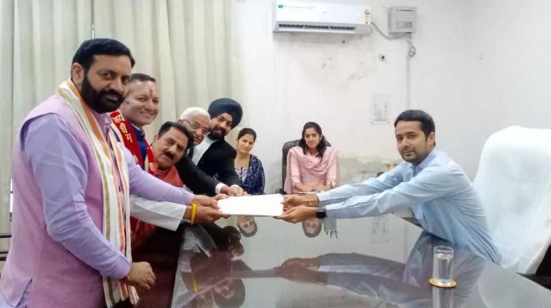 BJP's Naveen Jindal files nomination from Kurukshetra Lok Sabha seat News in Hindi