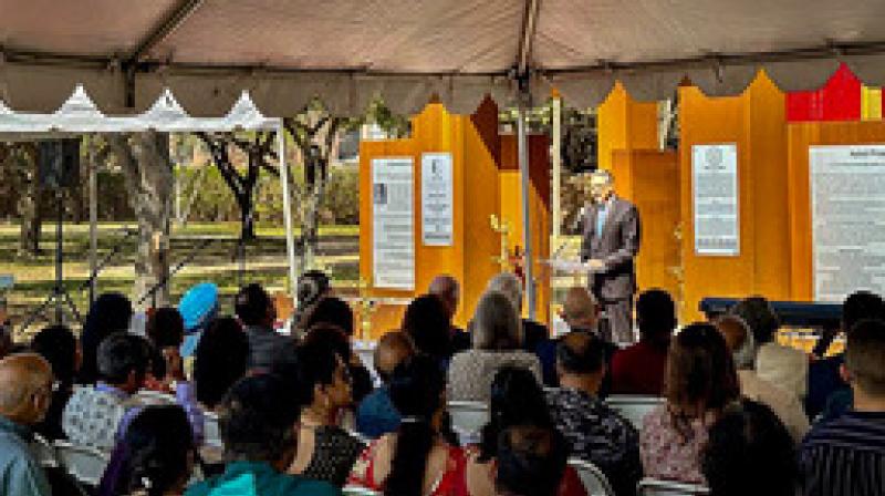 Tagore Memorial Grove inaugurated in America