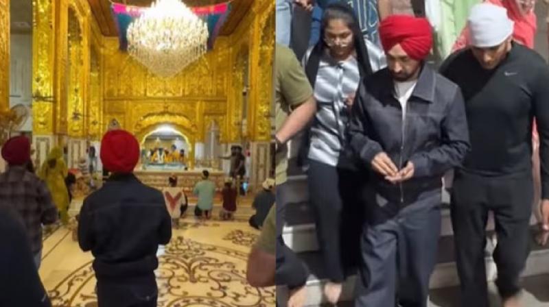 Diljit Dosanjh in Delhi, bows down at Bangla Sahib Gurdwara News In Hindi