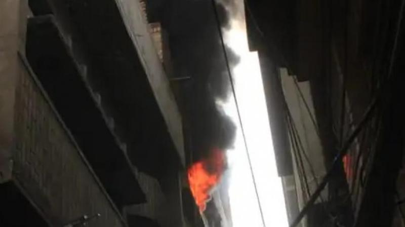 Fire broke out in a factory in Ludhiana