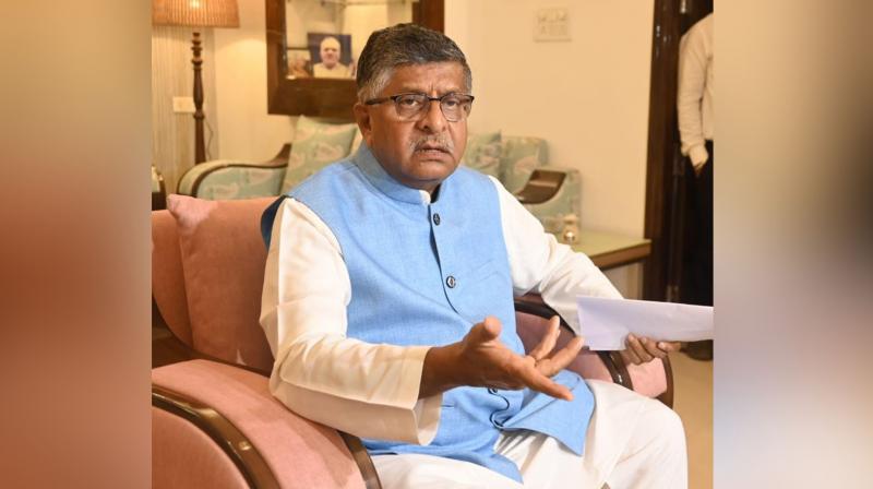  Ravi Shankar Prasad (file photo)