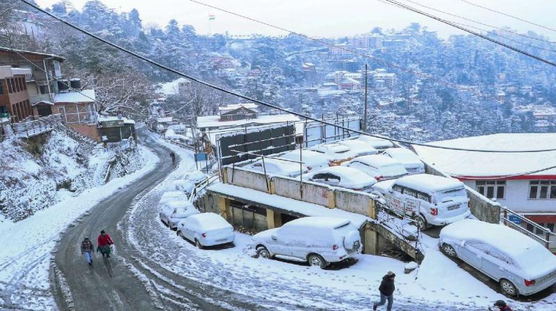 IMD warns of cold wave in Himachal Pradesh Weather news in hindi