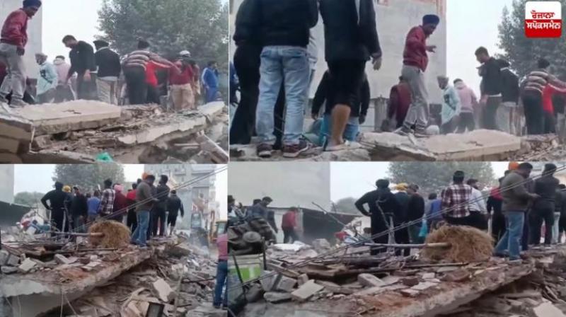 Building collapsed in Mohali Suhana News in Hindi