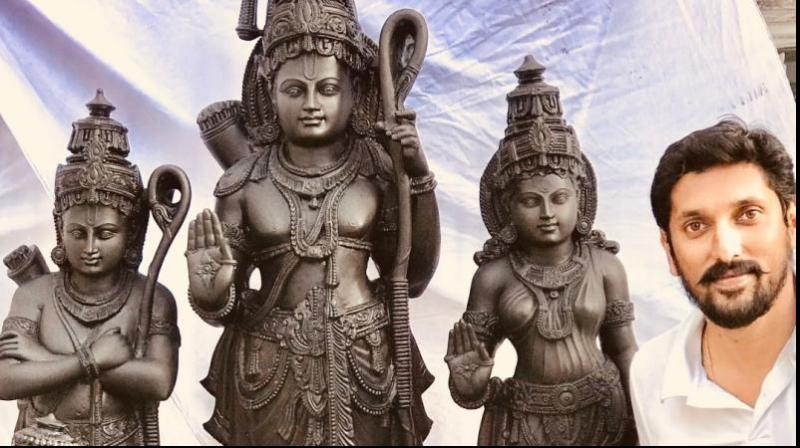 Amazing statue of Ramlala made by Arun Yogiraj will be installed in Ram temple Arun Yogiraj