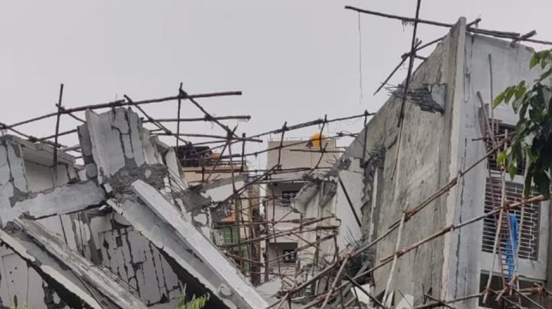 Bengaluru Building construction collapses breaking news in hindi