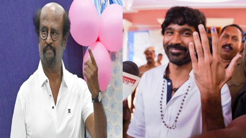 Lok Sabha Election 2024 Phase1 Rajinikanth, Dhanush Ajith Kumar Sivakarthikeyan Cast Votes In Tamil Nadu  