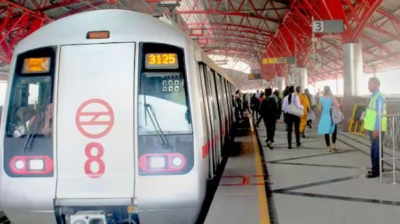 New Delhi: Delay in services on 'Magenta Line' of Delhi Metro for a while