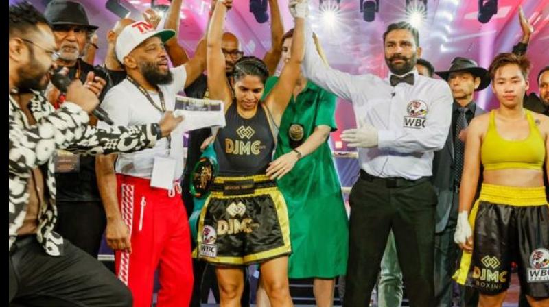 Indian boxer Urvashi Singh won two WBC titles