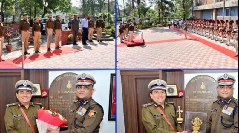 Chandigarh's new DGP Surendra Yadav takes charge news in hindi