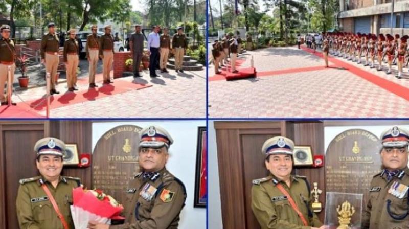  Chandigarh's new DGP Surendra Yadav takes charge news in hindi