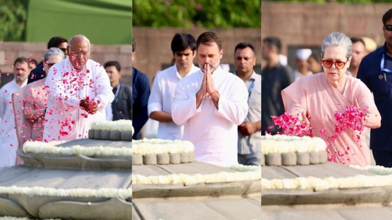 33rd death anniversary of former PM Rajiv Gandhi, Congress paid tribute news