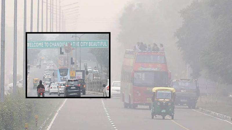 Chandigarh city Air Quality become poisonous news in hindi