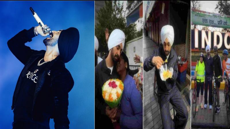 Punjabi superstar Diljit Dosanjh reached Indore news in hindi