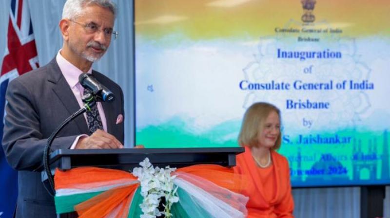 S. Jaishankar inaugurates new Indian Consulate in Brisbane news in hindi