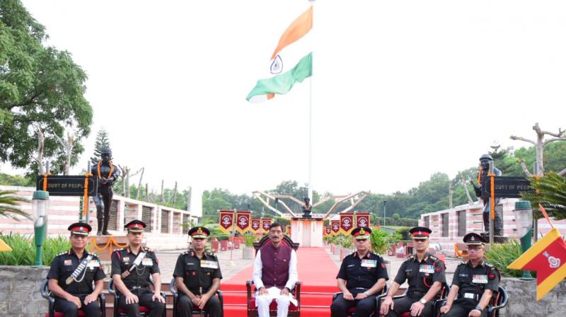 Minister of State for Defense Sanjay Seth visits Ranchi Cantonment news