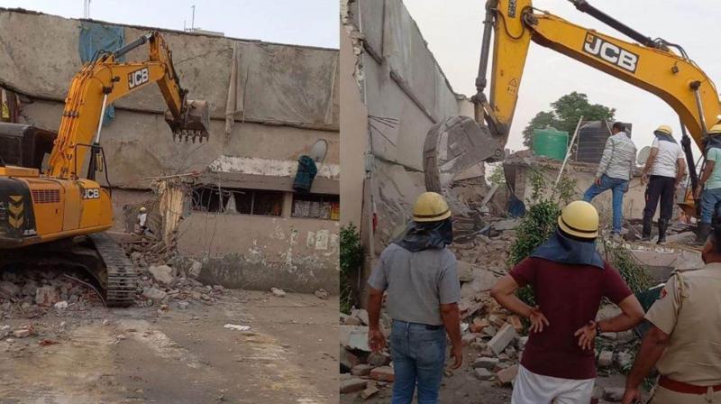 Big accident in Haryana's Karnal, building collapsed, 4 people died under debris