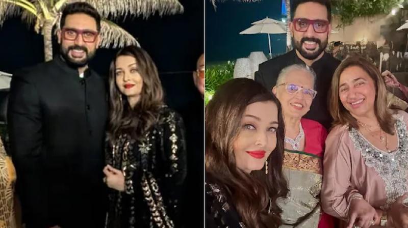 Abhishek Bachchan Aishwarya Rai seen together amid divorce news in hindi