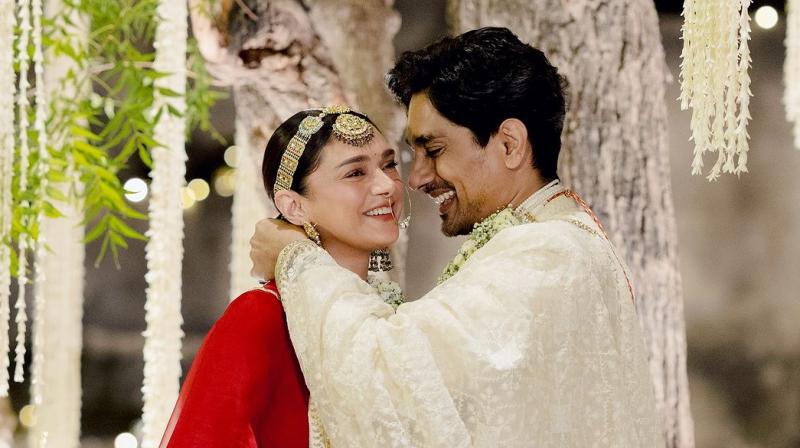 Aditi Rao Hydari and Siddharth Second Wedding Photos News In Hindi