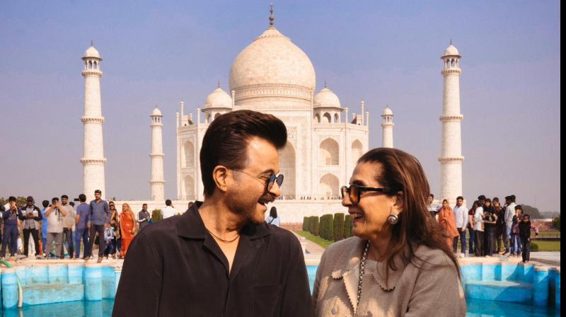 Anil Kapoor shares photos with wife Sunita from TajMahal news In Hindi