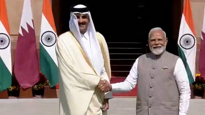 PM Modi held delegation level talks with Qatar Sheikh Tamim bin Hamad Al Thani news in hindi