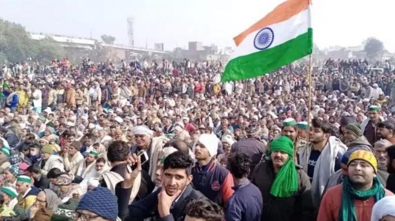 Kisan mahapanchayat at Ramlila Maidan today