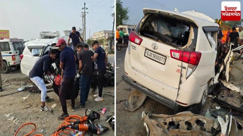 Gujarat News: Fierce collision between truck and car in Sabarkantha, 7 dead