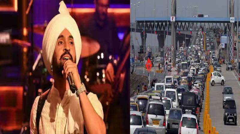 Diljit Dosanjh Dil- Luminati concert in delhi News In Hindi Traffic advisory 