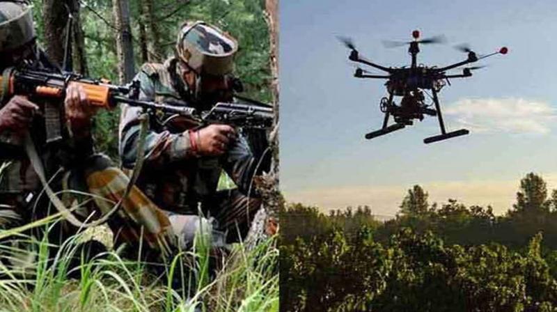 BSF fired at a drone near Punjab border, it fell in Pakistan (सांकेतिक फोटो)