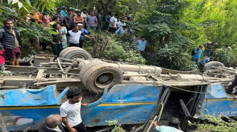 Horrific road accident in Himachal's Kullu