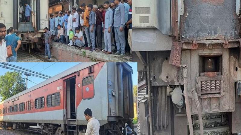 8 coaches of a fast running train got separated, Uttar Pradesh Train News