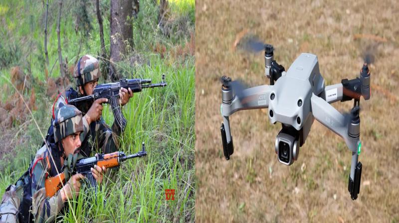 BSF jawans shoot down Pak drone on Punjab border