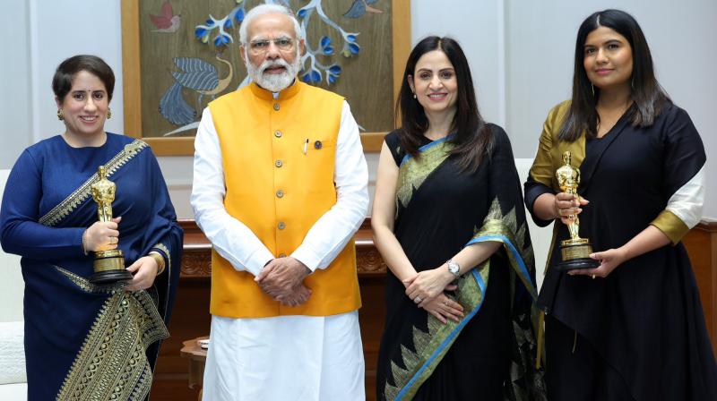 PM meets the team of 'The Elephant Whispers', lauds the Oscar winning film