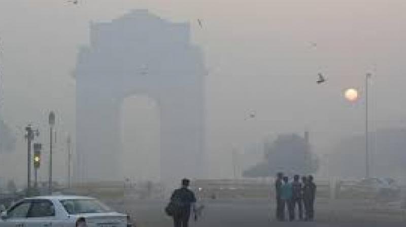 Pollution level increased in Delhi, 166 AQI news in hindi