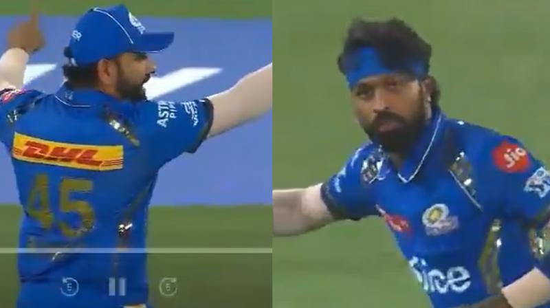 MI vs SRH, Rohit Sharma & Hardik Pandya Viral Video news in hindi