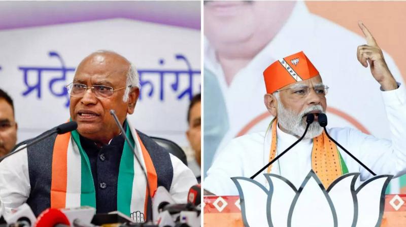 Congress reached Election Commission against PM Modi news in hindi Mallikarjun Kharge Vs PM Modi Amit Shah