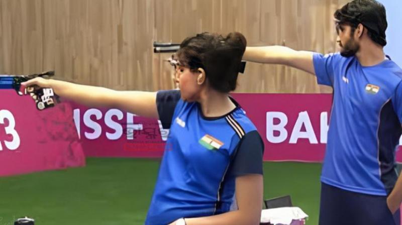 Shooting World Championship: Shiva Narwal and Esha Singh win pistol mixed team gold