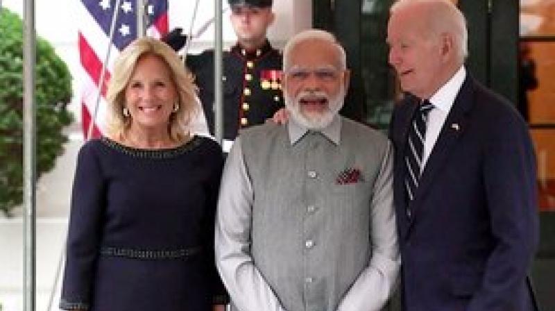 The Biden couple hosted a private dinner for Prime Minister Modi at the White House