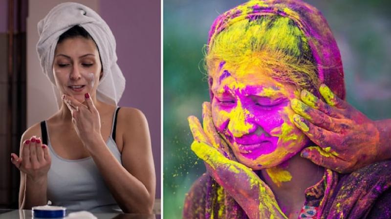 Take care of your face and hair like this before playing Holi news in hindi