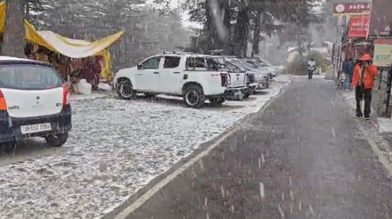 Himachal Pradesh Weather Update Snowfall Kufri News in Hindi