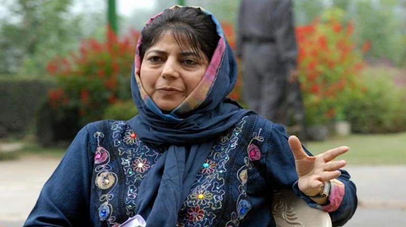  Mehbooba Mufti (file photo)