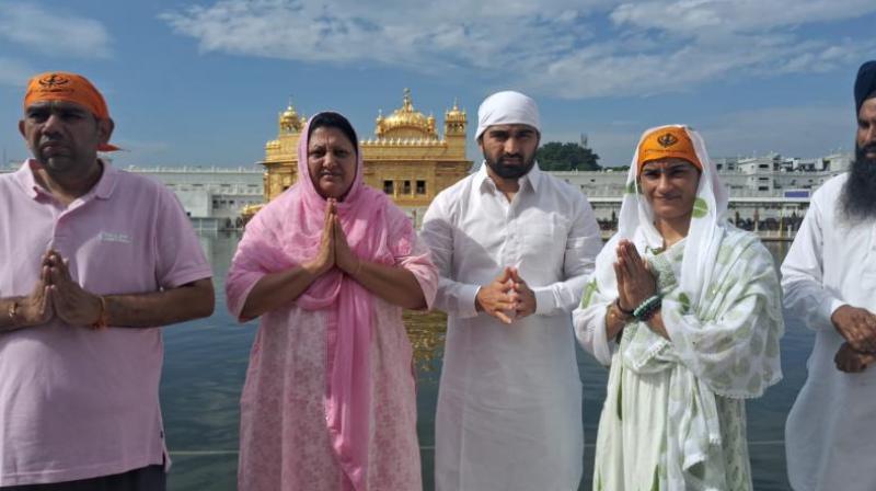 Vinesh Phogat: Female wrestler Vinesh Phogat paid obeisance at Sri Darbar Sahib